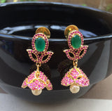 Ruby with Emerold Jumkas - *** FREE SHIPPING ***