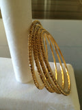 Light brown CZ stones bangles -  *** FREE SHIPPING ***
