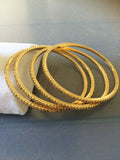 Light brown CZ stones bangles -  *** FREE SHIPPING ***