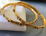Antique small pearls bangles -  *** FREE SHIPPING ***