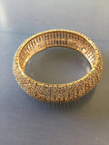 White stones single bangle "FREE SHIPPING ***