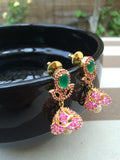 Ruby with Emerold Jumkas - *** FREE SHIPPING ***