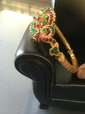 Traditional antique Ruby and Emerald bracelet - *** FREE SHIPPING ***