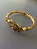 Traditional antique Ruby and Emerald bracelet - *** FREE SHIPPING ***