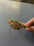 Traditional antique Ruby and Emerald bracelet - *** FREE SHIPPING ***