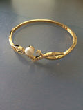 Pearl with CZ stones bracelet *** FREE SHIPPING ***