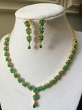 Emerald stones necklace sets -  *** FREE SHIPPING ***
