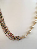 Half pearls half sea beats chain *** FREE SHIPPING ***