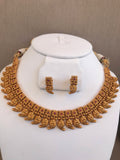 Traditional and antique mango design with Lakshmi print necklace set  *** FREE SHIPPING ***