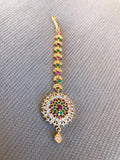 Beautiful multicolor stones long tikka  *** FREE SHIPPING ***