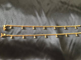 Simple and cute kundan anklets  *** FREE SHIPPING ***