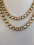 Beautiful and traditional kundans with emerald stones necklace set  *** FREE SHIPPING ***