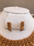 Traditional and antique mango design with Lakshmi print necklace set  *** FREE SHIPPING ***