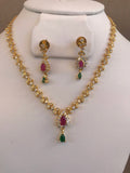 Cute and delicate cz stones necklace set  *** FREE SHIPPING ***
