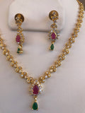 Cute and delicate cz stones necklace set  *** FREE SHIPPING ***