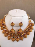 Beautiful traditional ruby and emerald stones necklace set *** FREE SHIPPING ***