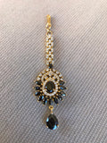 Small and cute cz stones with black stones tikka   *** FREE SHIPPING ***