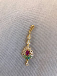 Cute multicolor stones small tikka  *** FREE SHIPPING ***