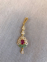 Cute multicolor stones small tikka  *** FREE SHIPPING ***